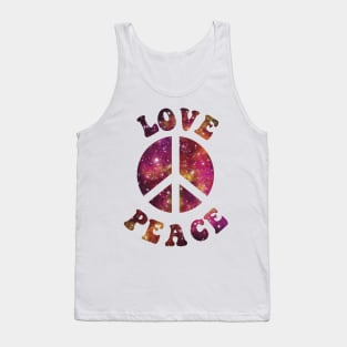 Love, Peace (warm color version) Tank Top